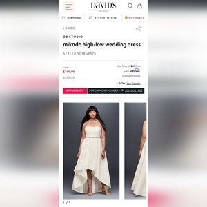 High Low Wedding dress